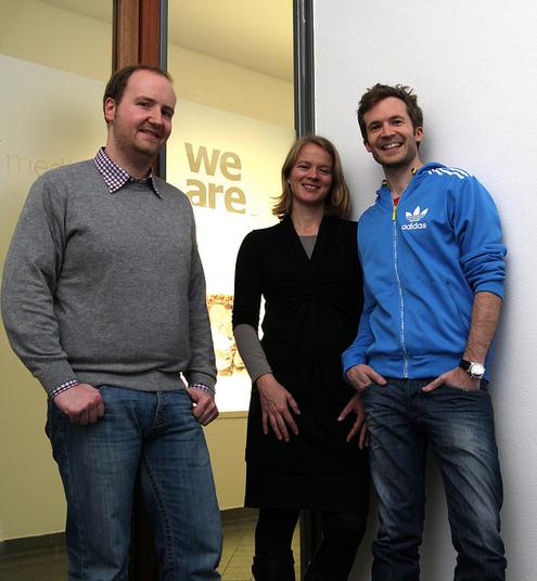 Florian Wimmer, Susanne Porr und Timm Riggers (Bild: We are social)