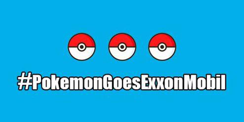 Auch noch so absurde Marketing-Aktionen lassen sich offenbar mit Pokemon betanken (Bild: Exxon)