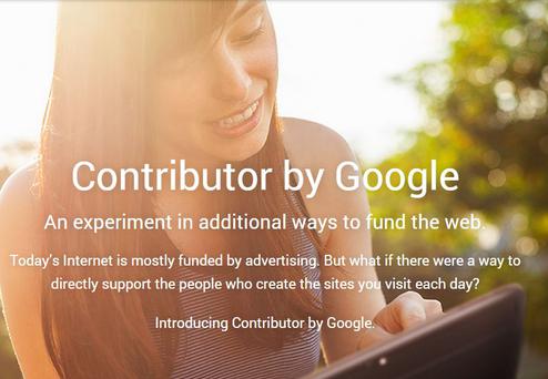 Die Startseite von Googles neuem Funding-Portal. (Bild: Google/Screenshot)