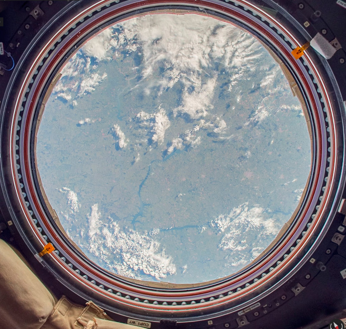 Internationale Raumstation ISS mit Streetview (Bild: Google/ESA)