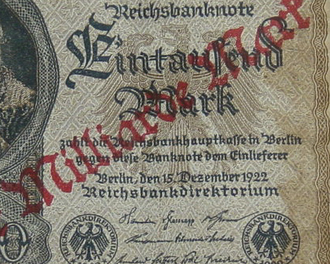 Es ist gerade die Hyperinflation des Jahres 1923, die im sozialen Gedchnis der Deutschen dafr sorgt, dass das richtige Geld im Zugriff sein muss (Wikimedia)
