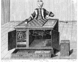 Der 'Schachtrke' von 1769 -  der Traum von lernenden Maschinen ist alt (Wikipedia)
