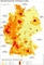 Absolute Anzahl der Domains in Deutschland 2001