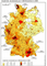 Domainzahlen bezogen auf die Bevlkerung fr die Kreise und kreisfreien Stdte
