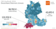 Kaufkraft nach Landkreisen in Deutschland, sterreich und der Schweiz