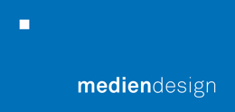 Firmenlogo mediendesign Aktiengesellschaft für Informationsmanagement und Unternehmenskommunikation
