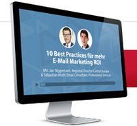 Webinar: 10 Best Practices fr mehr E-Mail Marketing ROI