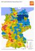 Preview von Landkarte der deutschen Kaufkraft in Millionen Euro pro Quadratkilometer - Kaufkraftdichte 2017
