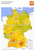 Preview von Deutschlandkarte - lokale Verteilung des Onlinepotenzial von Bekleidung