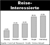 Preview von Online:Internet:Electronic Commerce:Reisen:Die Interessen Reise-Interessierter an Homepages