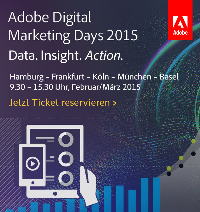 Adobe Digital Marketing Days 2015 - Data. Insights. Action.