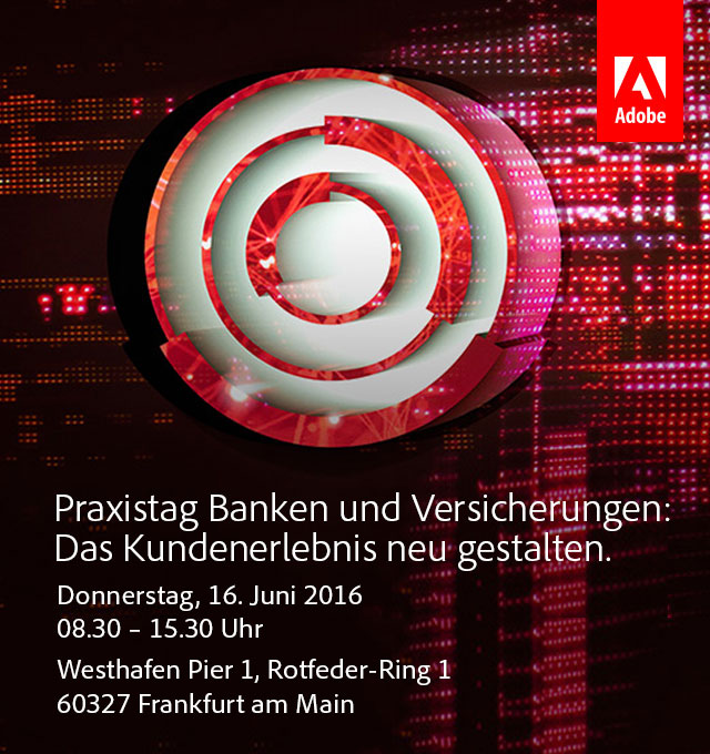 Praxistag Banken und Versicherungen: Das Kundenerlebnis neu gestalten.