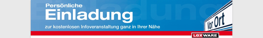 Lexware vor Ort: Kostenlose Infoveranstaltung ganz in Ihrer Nhe