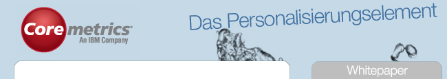 The Element of Personalisation