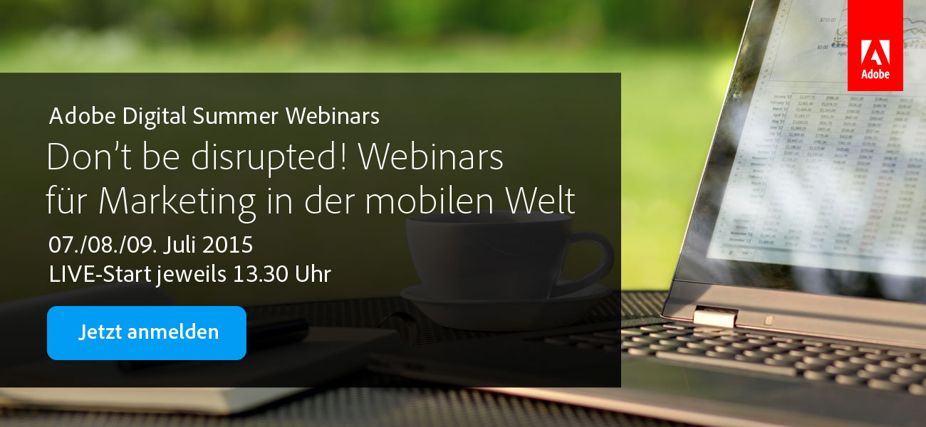 Adobe Digital Summer Webinars