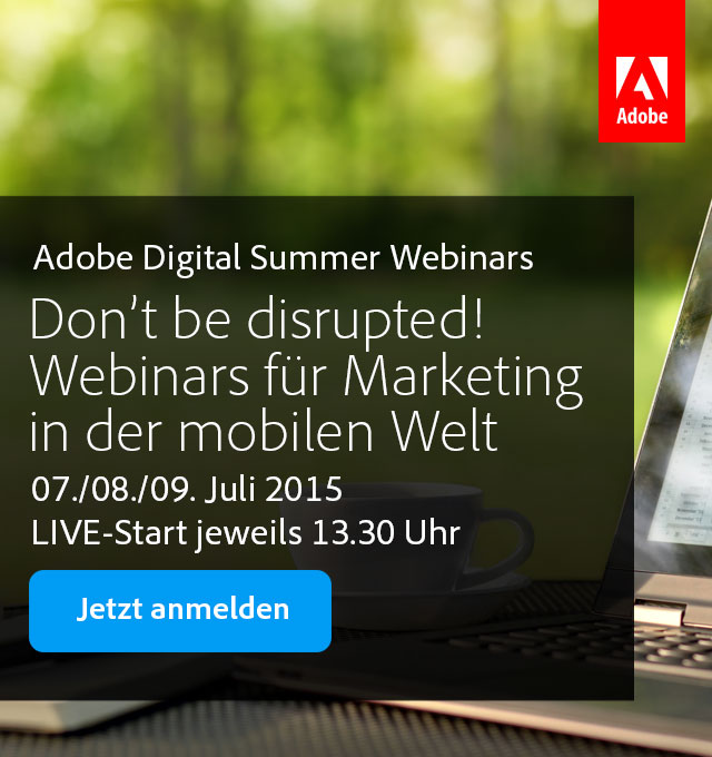 Adobe Digital Summer Webinars