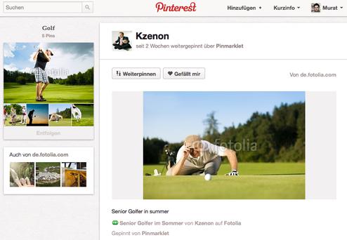 Der Nutzer denkt leider nicht halb so oft 'Kaufen-kaufen-kaufen!' wie sich das Advertiser wünschen. Nicht mal, wenn er schöne Bilder bei Pinterest sieht. (Bild: Pinterest/Fotolia)
