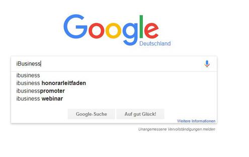 Noch klappt sie: Die Instant Search (Bild: Google/Screenshot)