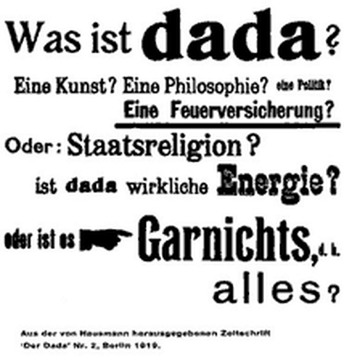  (Bild: Dada-Gruppe 1922)