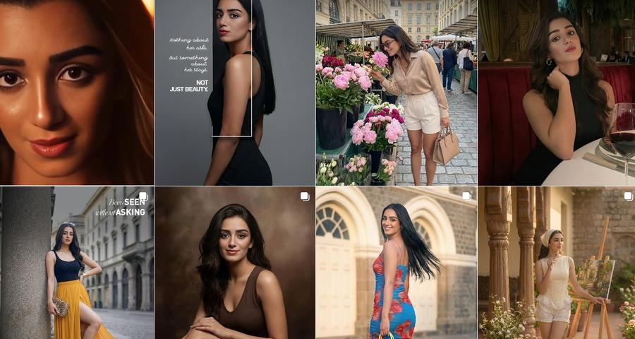 KI-Model aus Indien: Naina Avtr (Screenshot/Instagram naina_avtr)