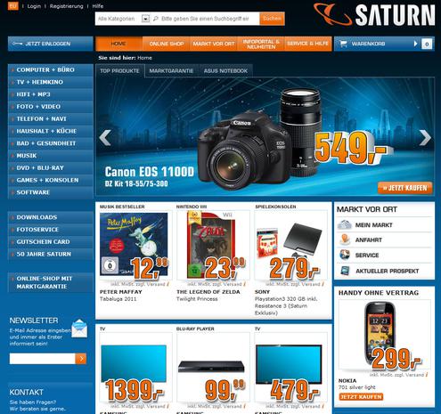 Saturn Online-Shop: Jetzt auch bei E-Bay (Bild: Saturn)