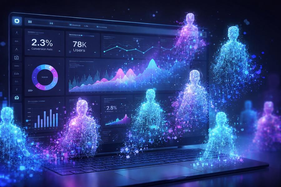 Phantom-Traffic von KI-Systemen stellt Marketer vor Herausforderungen. Matomo-CTO Thomas Steur erklärt, wie sich reagieren lässt. (grollmann / erzeugt mit ChatGPt)