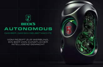 Becks Autonomous KI-Bier in KI-Bierdose (Becks/Screenshot)