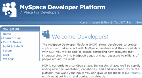  (Bild: http://developer.myspace.com/community/)