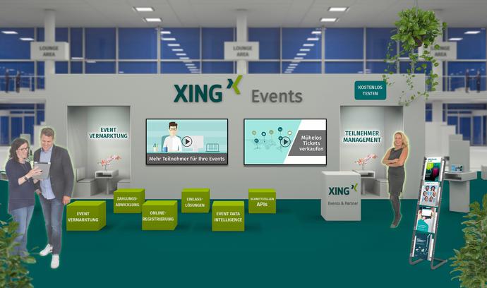 Auch mit virtuellen Messen experimentiert die Burda-Tochter (Bild: Xing)