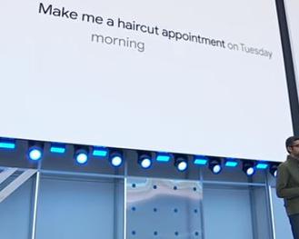 Prsentation von Assistent Google Duplex auf der I/O (Youtube: Google Developers)