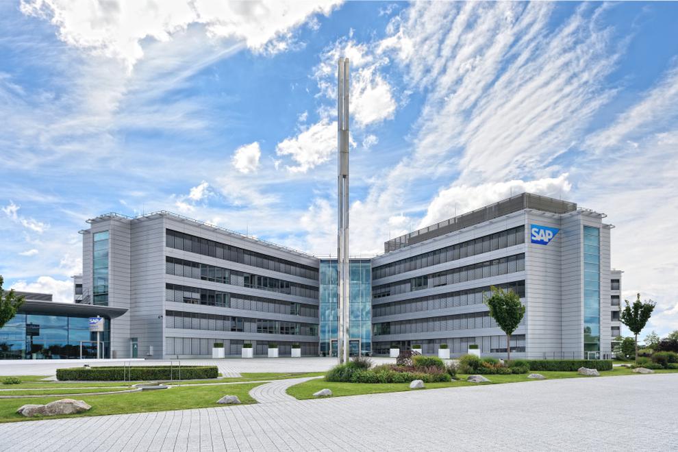 Die Zentrale von SAP in Walldorf. (Bild: SAP)
