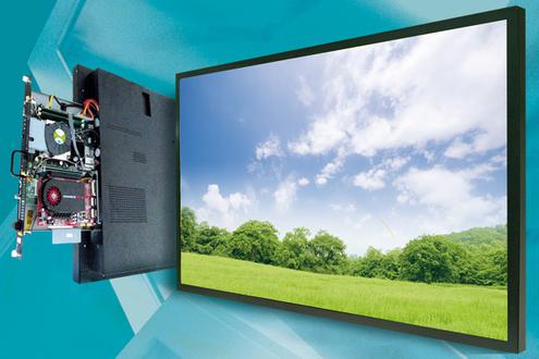 Das modular aufgebaute Digital Signage System (Bild: Comp-Mall)