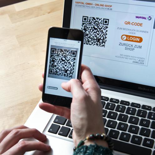 QR-Code-Shopping funktioniert bei Yapital jetzt auch am Schaufenster (Bild: Yapital)