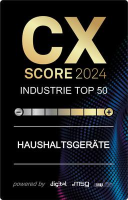 Customer Experience (CX)-Score 2024 / Haushaltsgeräte