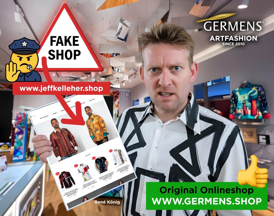 René König warnt vor Fakes seines Online-Shops Germens. (Bild: René König, Germens)