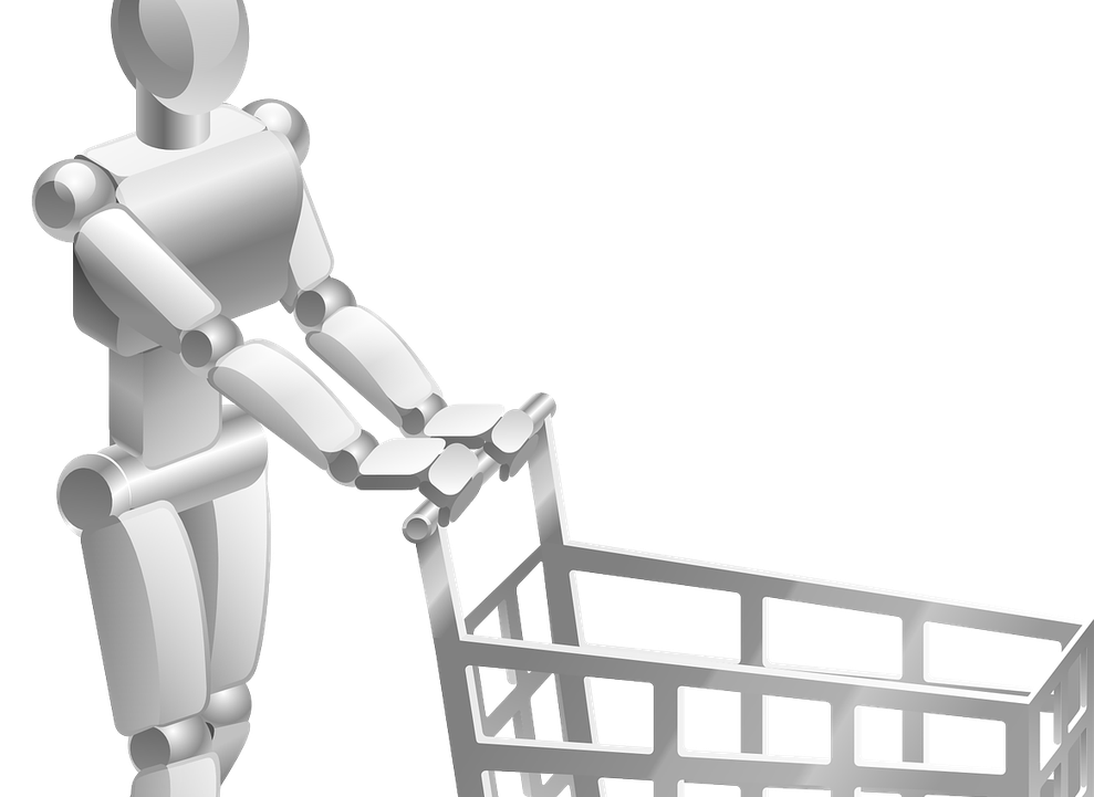 Soweit ist es noch lange nicht, aber Self-Checkout ist ja auch schon was. (Bild: OpenClipart-Vectors, Pixabay) Soweit ist es noch lange nicht, aber Self-Checkout ist ja auch schon was. (Bild: OpenClipart-Vectors, Pixabay)