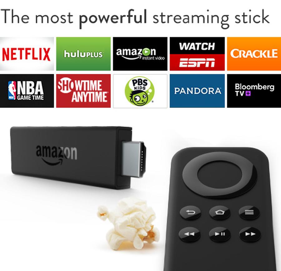 Amazons Fire TV Stick kommt mit Fernbedienung (Amazon)