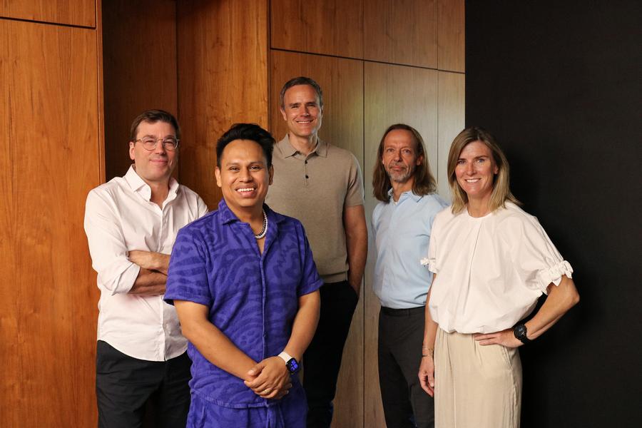 Die Panama-Geschäftsleitung: Robert Kurr, Raoul Ernesto Baumgärtner, Sebastian Maurer, Thomas Schatton, Sandra Schreiber (von links). (Panama)
