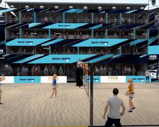 Sportfive startet 2021 ein virtuelles Beachvolleyball-Turnier - mit neuem Konzept. (Sportfive)