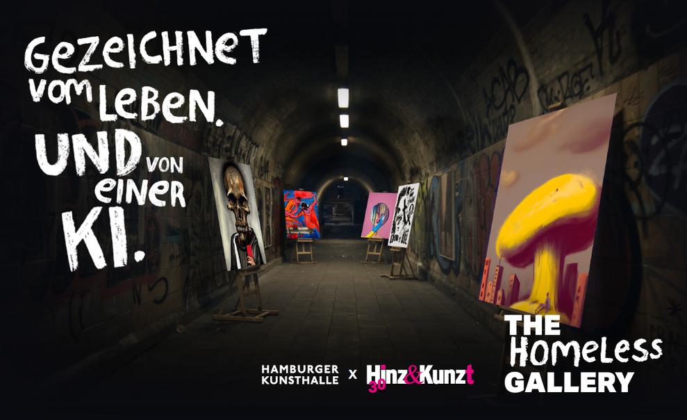 Zum Best in Show Act whlte das Online-Publikum die Ausstellungskampagne von Hinz&#38;Kunzt (Bild: Hinz&Kunzt)