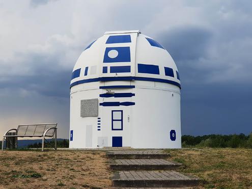 Das neue R2D2-Observatorium in Zweibrcken (Bild: Uni Kaiserslautern)
