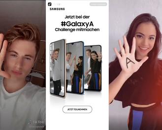 TikTok-Kampagne von Samsung mit Influencern Falco Punch und Selina Mour (Samsung)