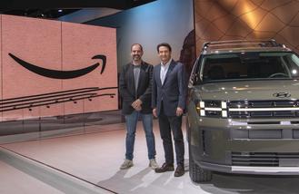 Ankndigung auf der LA Auto Show: Das Auto gibt es knftig bei Amazon (Hyundai)