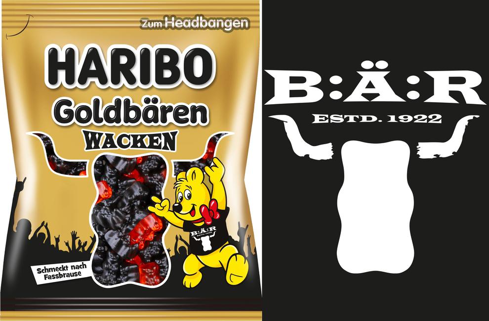 Sonderedition und Sonderlogo. (Bild: Haribo)