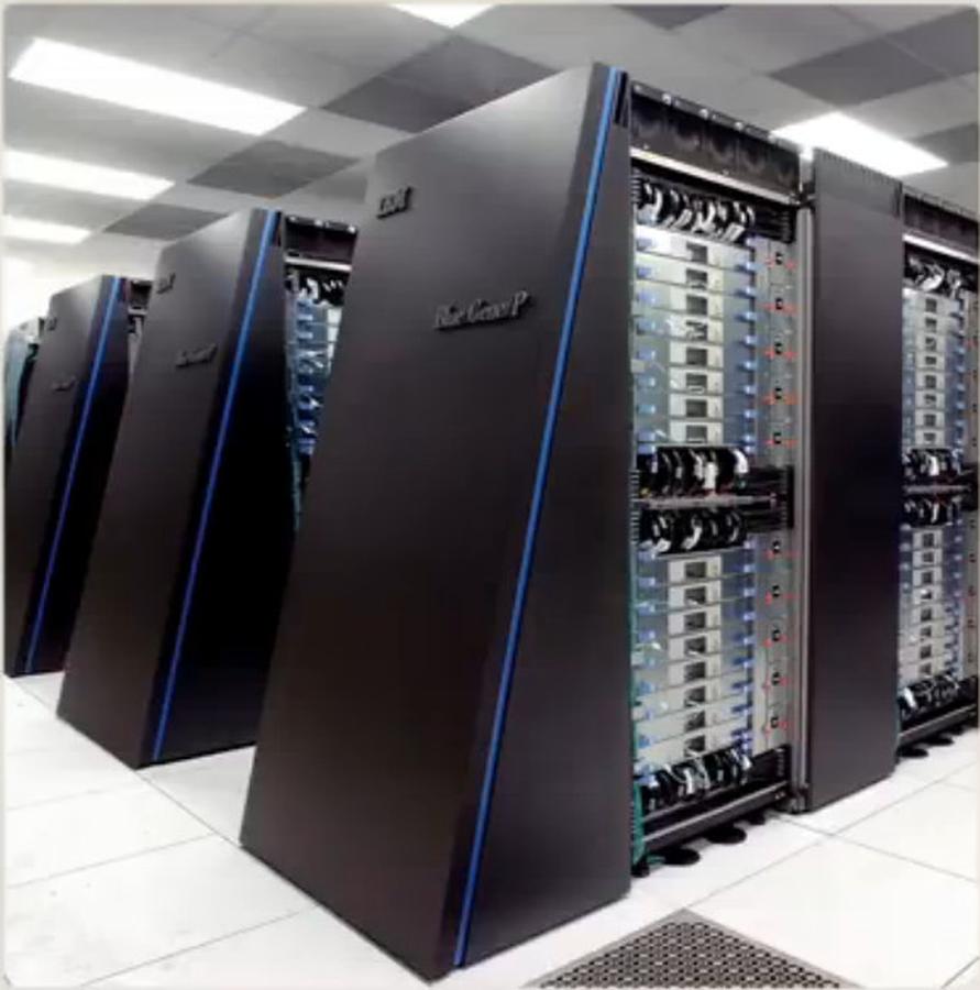 Der Supercomputer Watson von IBM (Bild: IBM Werbevideo / Screenshot: iBusiness)