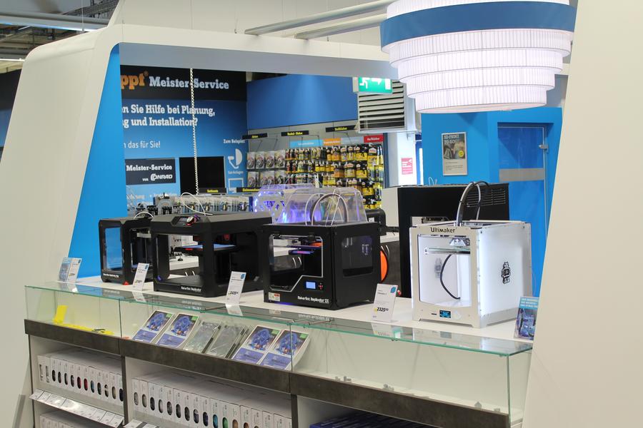 Conrad 3D-Druck in der Filiale (Conrad)