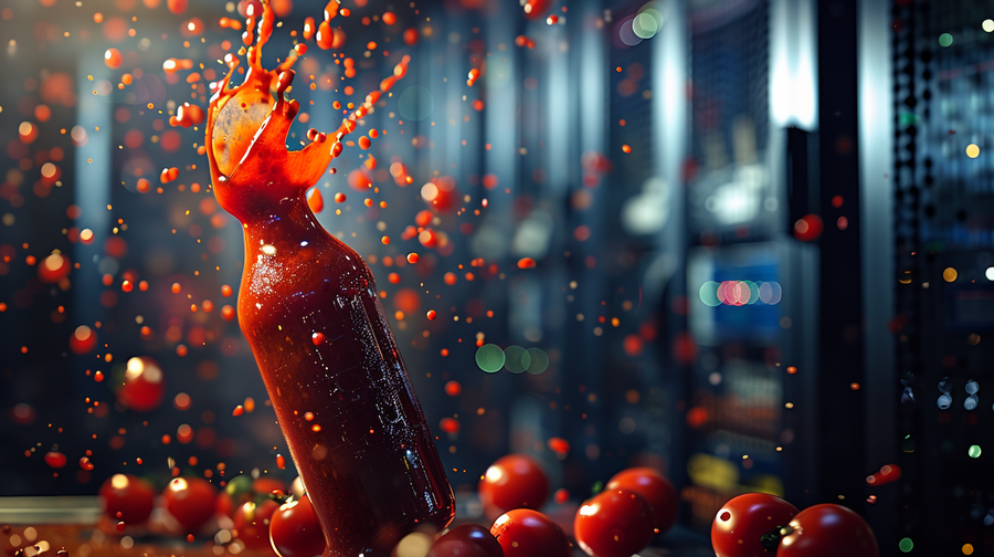 Kommt Ende des Jahres der ECommerce-Ketchupflascheneffekt? (Midjourney/jg)