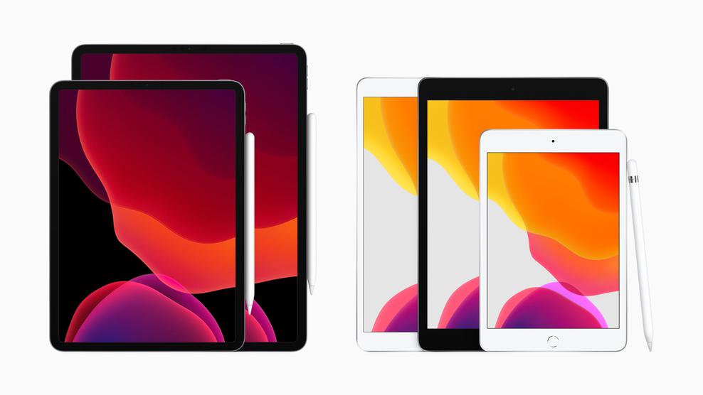 Die iPad-Familie von Apple. (Bild: Apple)