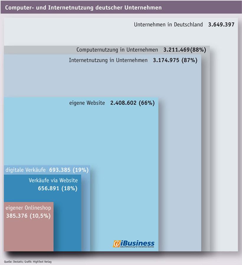 Computer- und Internetnutzung deutscher Unternehmen (Hightext Verlag)
