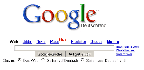  (Bild: Google.de)